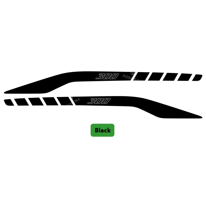 POSFIRA Motorcycle Passenger Handle Stickers Vinyl Decals for Honda Forza 300 NSS Forza300 NSS300 2018 2019 2020 Accessories