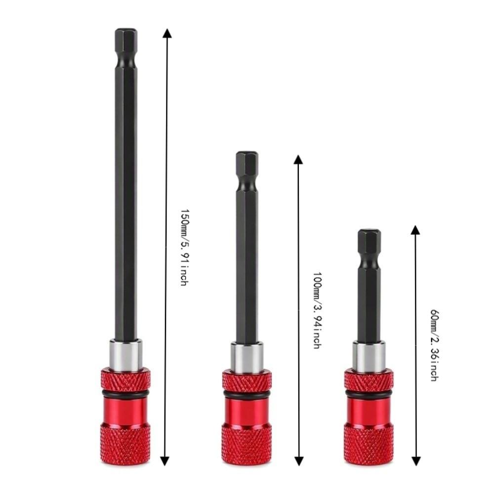 3pcs 1/4 Inch Hex Shank Screwdriver Extension Bit Hex Shank Bit Extender Drywall Screws