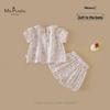 MS.PUALA Summer Baby Girl's Cotton Homewear Set