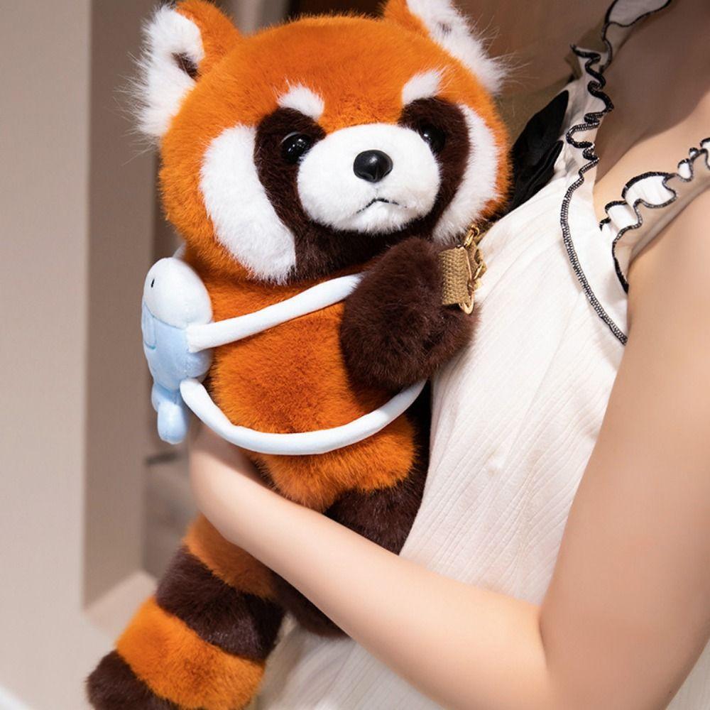 Dog Animals Raccoon Bag Fur Capybara Crossbody Bag Cute Plush Panda Backpack  Zoo Gift