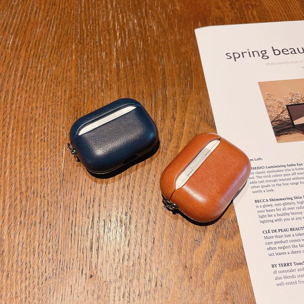 Водонепроницаемый защитный чехол из искусственной кожи для AirPods Pro 2