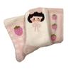 1/3 Pairs Ladies' Socks Pack Autumn Winter Thickened Warm Plush Floor Socks Pink Cartoon Cute Kawaii Sweet Mid Tube Socks Girl