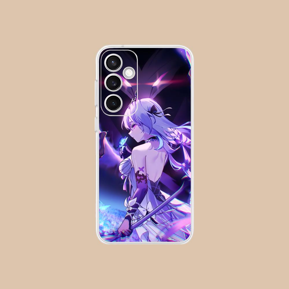 Прозрачный чехол HSR Castorice для Samsung Galaxy S25 S24 S23 S22 S21Plus FE Ultra, цветная крышка