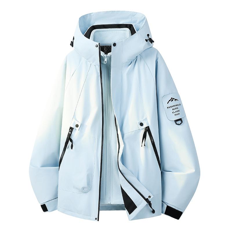 2518 three-in-one graphene liner couple jacket men and women windproof waterproof outdoor sports mountaineering suit group buying