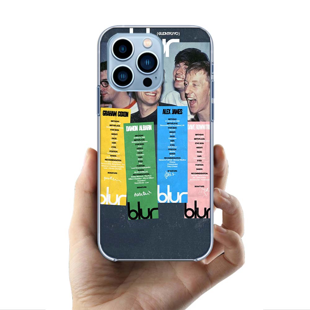 Blur Band Cases Phone Case For Iphone 17E 16E 17 Air 16 Pro Max 15 Pro 14 Plus 11 13 12 Mini Cover Cases Compatible with Suitabl