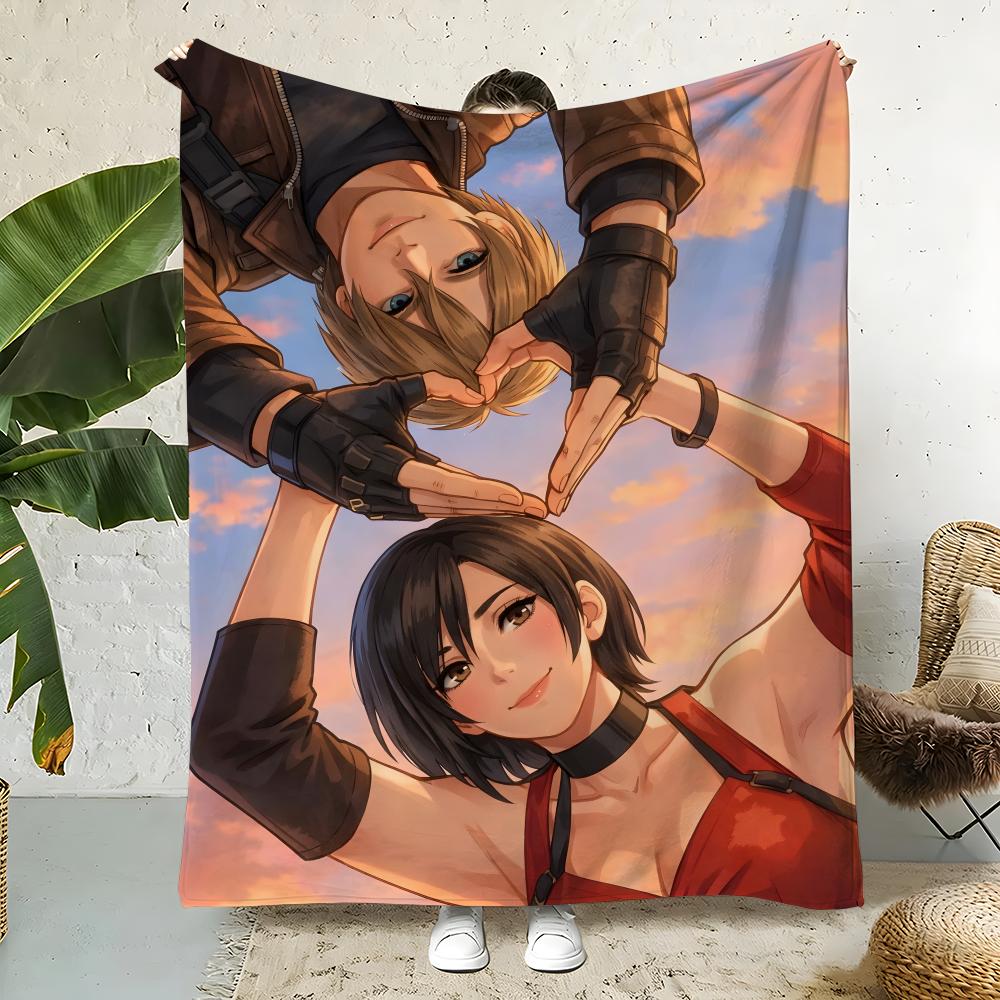 Game R-Resident Evil Throw Flannel Throw Blanket,Bed Home Office Nap Blanket Travel,Camping,Picnic Blanket Soft Decor