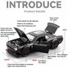 1:32 Challenger SRT Hellcat Игрушечные Машинки Модели Сплав Литье под Давлением со Светом Музыкой Миниатюрный Транспорт Машинка с Оттягиванием Колеса Подарки на День Рождения