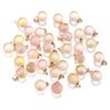 30pcs/Lot 8mm Round Gradient Color Lampwork Charms with Golden powder Loose Spacer Glass Beads Pendant DIY Necklace Earrings