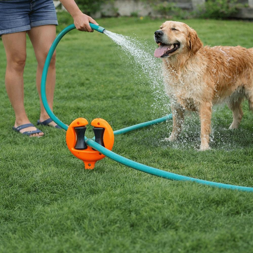 Durable Hose Guide Holder Pointed Head Hose Guide Spike Water Pipe Positioning Tool Lawn Watering