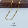 Unisex Snake Chain Necklace Choker Stainless Steel Herringbone Gold Color Fashion Jewelry Gift for Her Women and Men