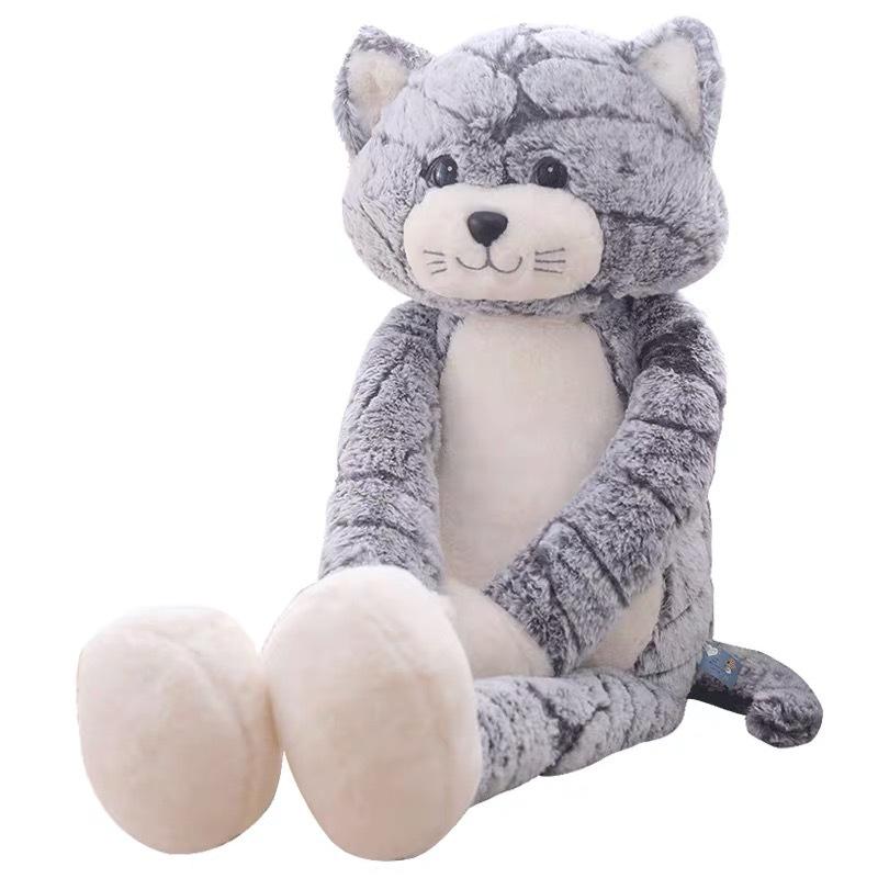 Плюшевые игрушки кошки Кудзи Кукла кошка Розовая Милая Девочка Спит Большая Подушка Тряпичная кукла Подарок на день рождения