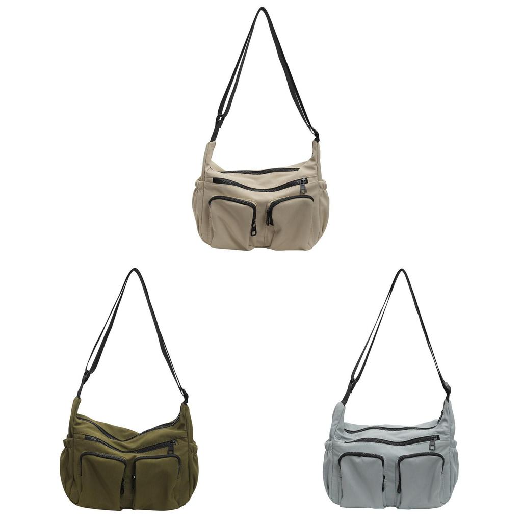 Lightweight Nylon Crossbody Bag For Women With Simple Design And Spacious Interior