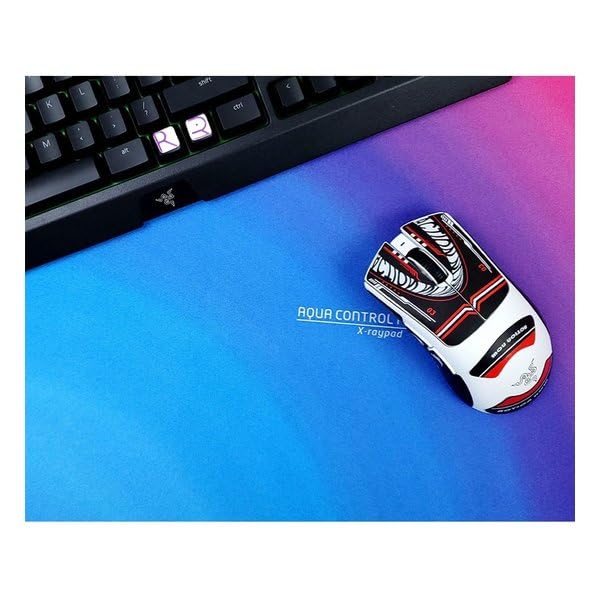 Aqua Control Pro Mid Neon XLS Тканевый игровой коврик для мыши Официальная гарантия японского дистрибьютора X-Raypad - (500x500x4мм) Подушка,