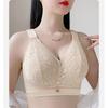 Plus Size Lace Bra No Wire Push Up Adjusting Underwear