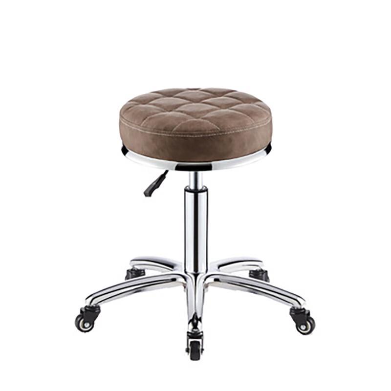 Adjustable Swivel Round Stool with Wheels