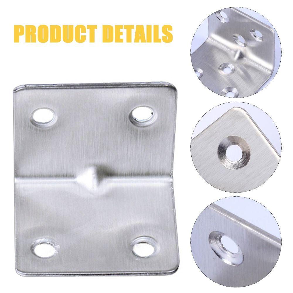 5 шт./компл. крепежный уголок для мебели соединительный уголок из нержавеющей стали треугольный кронштейн