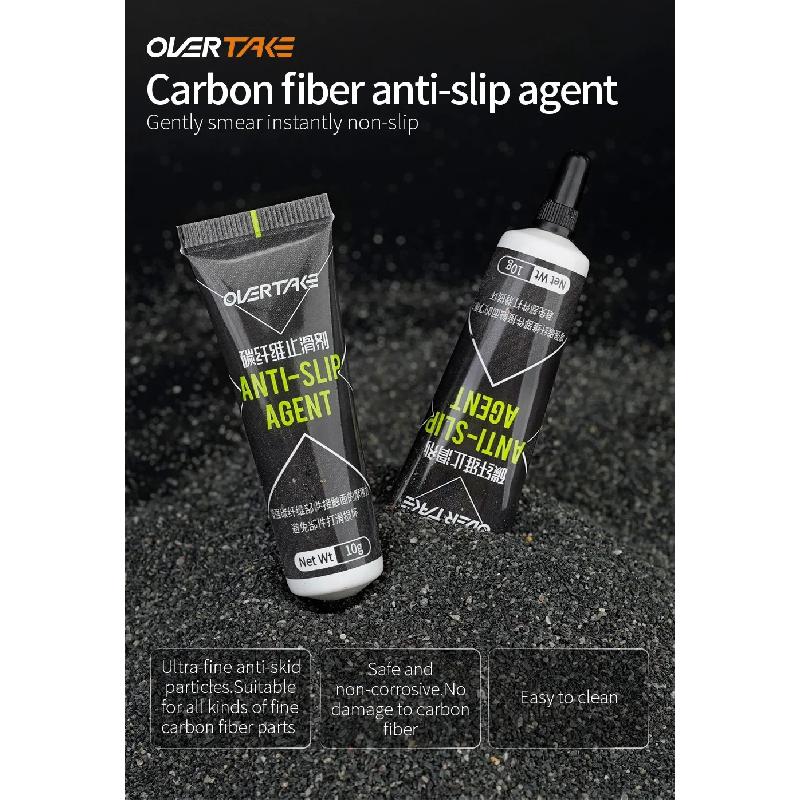 OVERTAKE Carbon Fiber Anti Slip Agent 10ml Non-slip Bicycle Grease for MTB Shimano Bike Seatpost Handlebar Stem Anti-slip Lube