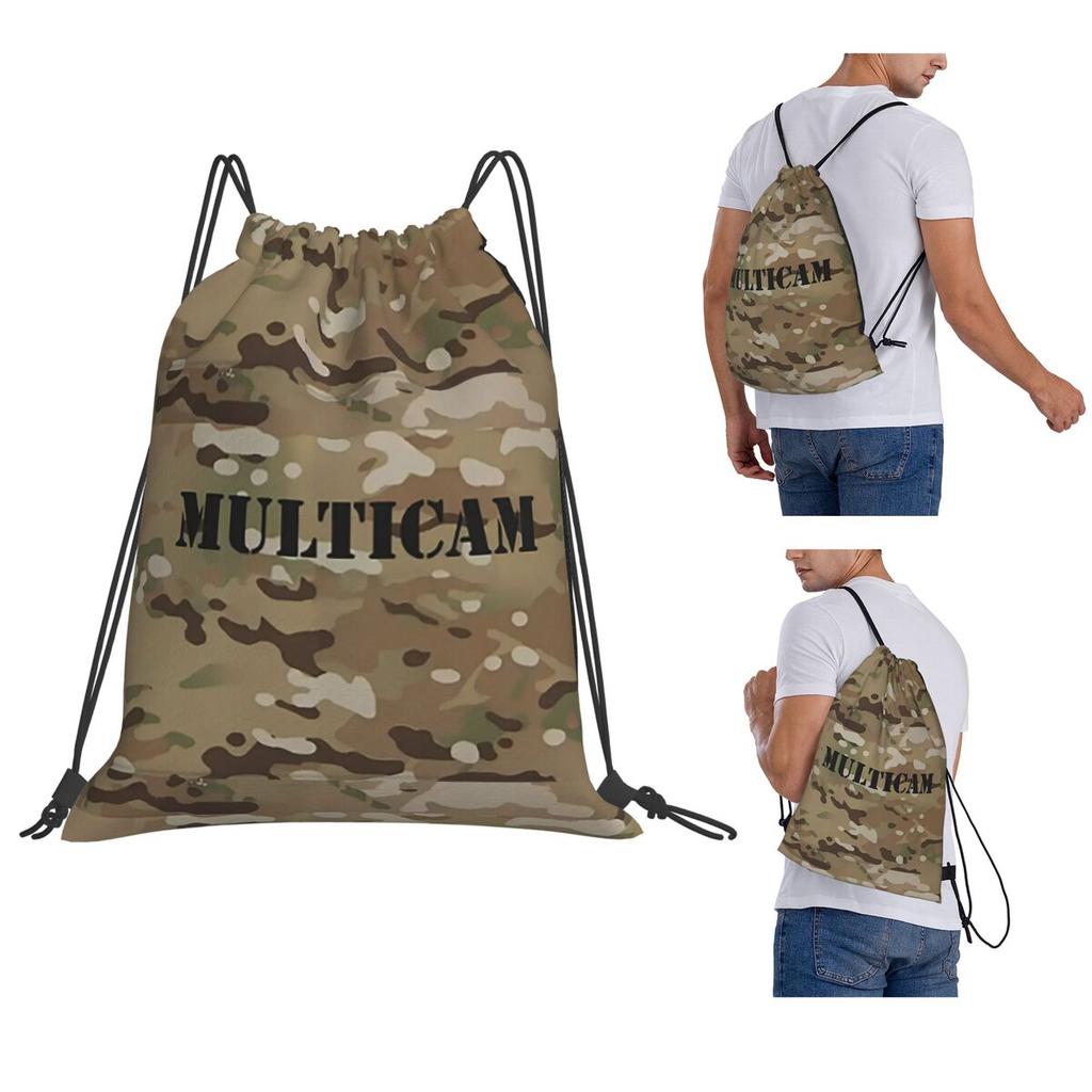 Рюкзаки Multicam Military Trout Camo, Портативные мешки на шнурке, Спортивная сумка, Школьные сумки для мужчин, женщин, студентов