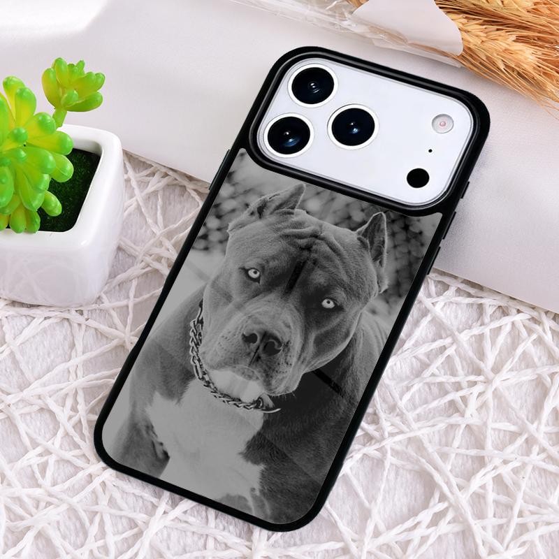 Pit Bull Lovely Pet Dog Pitbull soft Shockproof Phone Case for iPhone 17 Air 16e 15 11 12 14 13 Pro Max Cover Coque