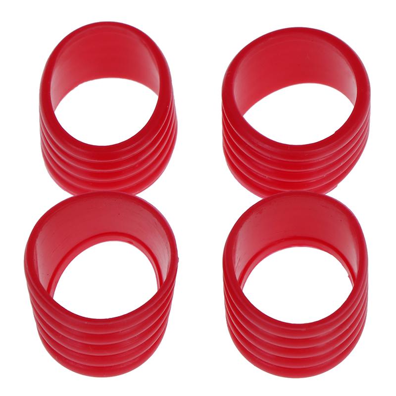 4 Pcs Tennis Racket Rubber Ring Grip Stretchable Stretchy Handle Rubber Ring
