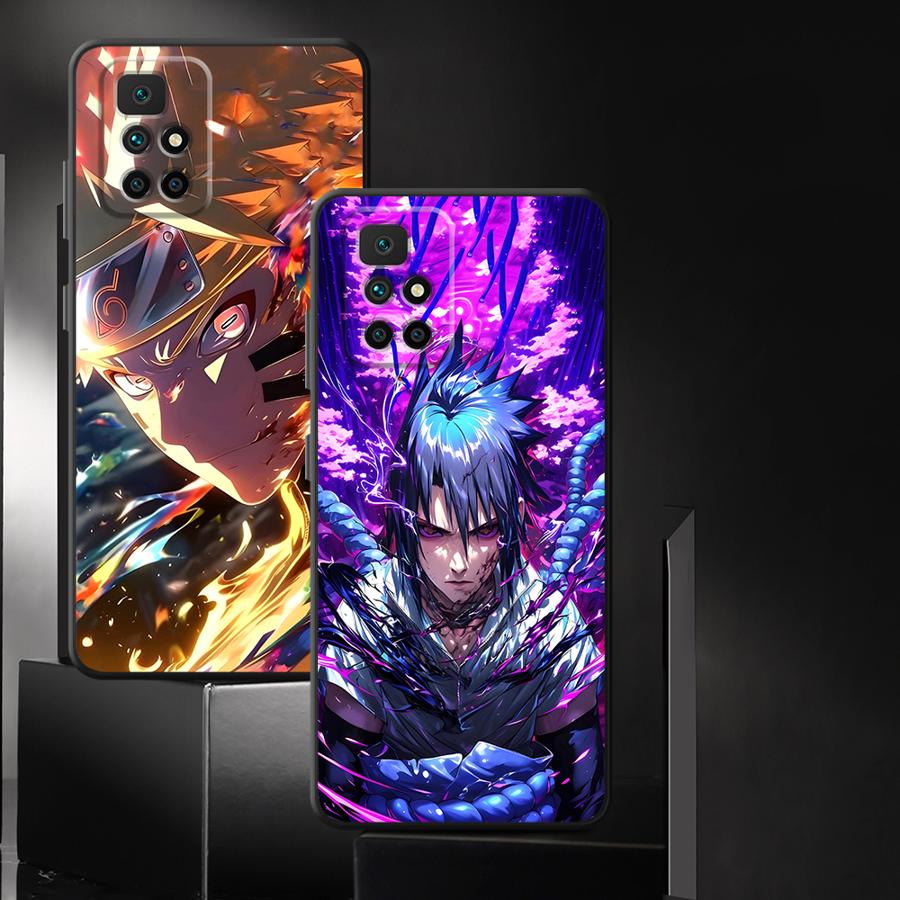 Cool N-Narutos Sasuke Case for Xiaomi Redmi A3 K40 K80 Pro 9 A4 10 13C A1 A2 Plus A5 14C 12C Black Soft Phone Cover
