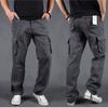 Брюки-карго с боковыми карманами на молнии, мужские тактические повседневные уличная одежда в стиле Харадзюку, спортивные штаны, мешковатые брюки