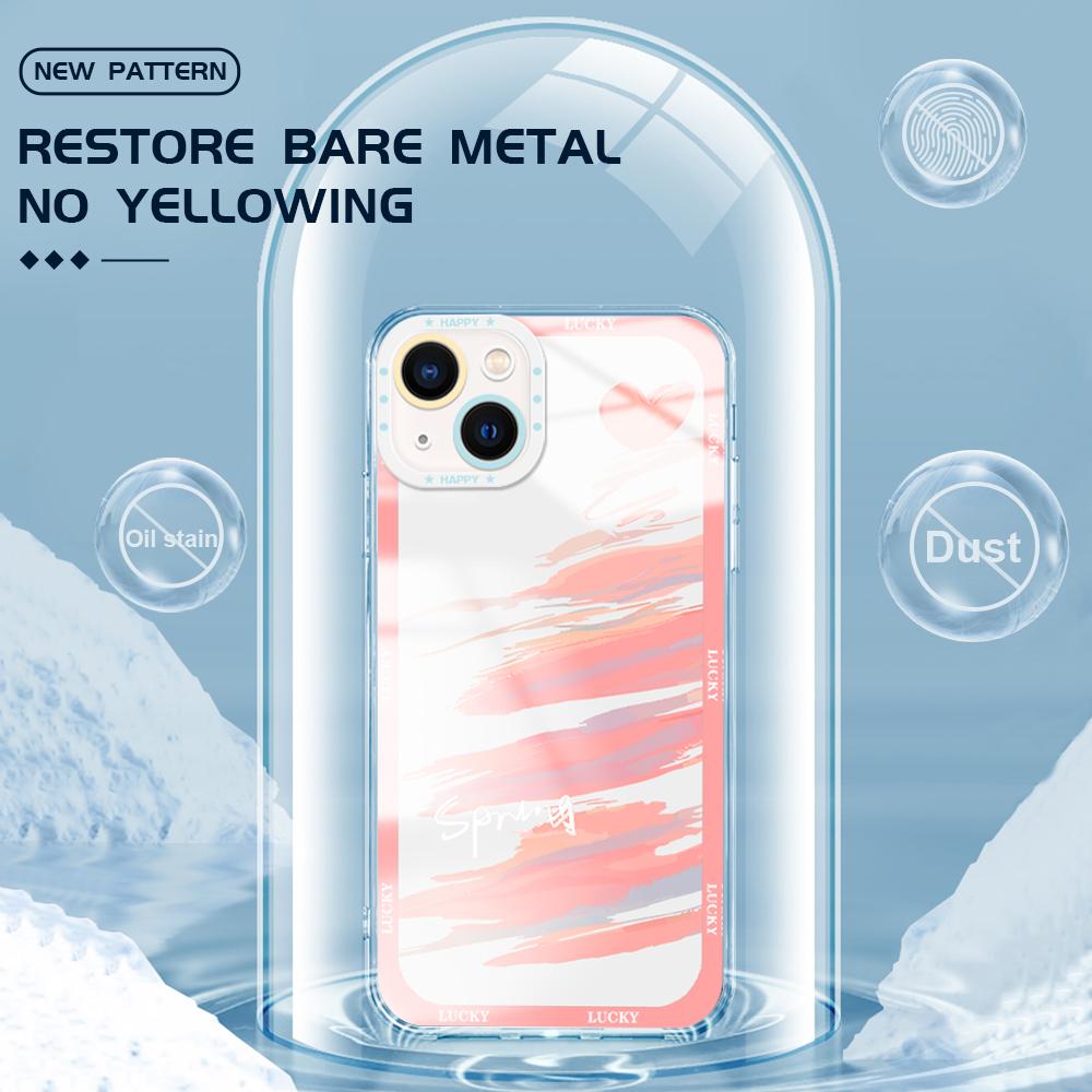 Противоударный чехол с изображением граффити и радужной любви, полное покрытие, защита камеры, прозрачный мягкий чехол для телефона