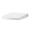 Square Toilet Seat PP Thick Toilet Lid Easy to Install Clean Modern Bathroom Accessory for Home Comfort