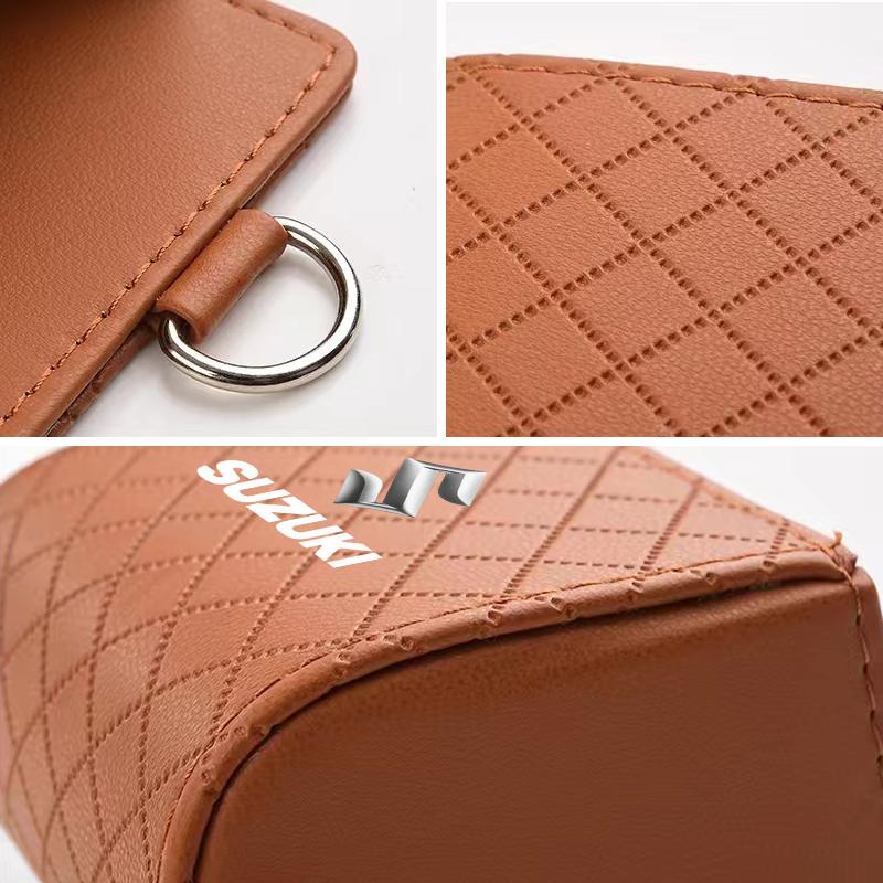 Сумка для хранения в салоне автомобиля, сумка для мусора на воздуховоде, подвесной органайзер-бокс для Suzuki Jimny Samurai S-Cross SX4 GW250 Swift XL-7 ALTO IGNIS, аксессуары