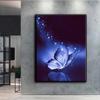 5D Diy Diamond Painting Blue Butterfly Cross Stitch Set Full Diamond Embroidery Mosaic Art Picture of Rhinestones Decor Gift