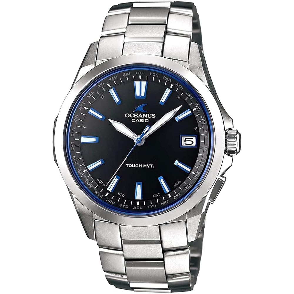 CASIO OCEANUS Analog Display Calendar Solar Round Men's Watch OCW-S100-1AJF