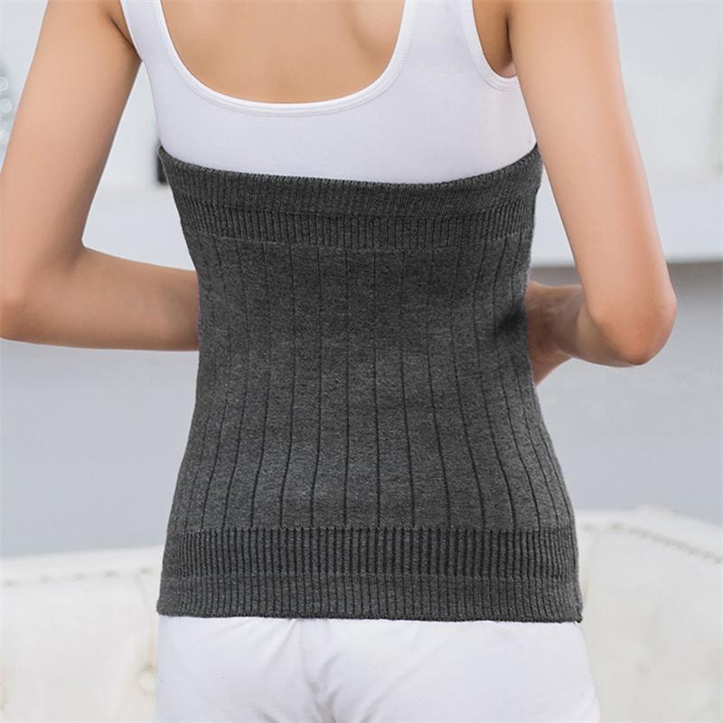 Unisex Thicken Winter Cashmere Waist Brace Belt Breathable Warm Lumbar And Stomach Back Support Warm Wool Fiber Belt Health Care