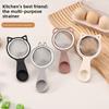 Cat Shape Tea Leaf Spice Strainer 304 Stainless Steel Colander Sieve  Kitchen Baking Tools