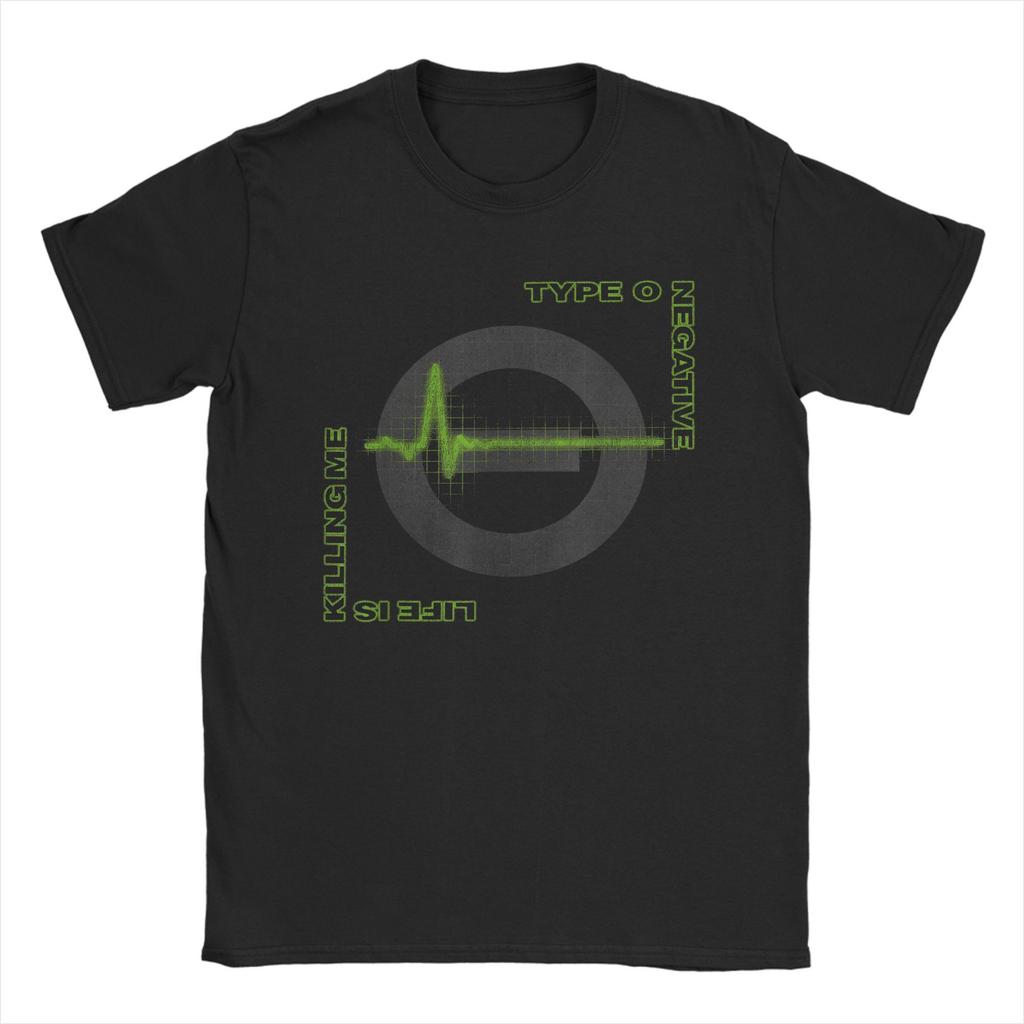 Футболка Type O Negative Life is Killing Me, мужская хлопковая футболка с круглым вырезом, с принтом музыкального альбома, короткий рукав, уникальный товар