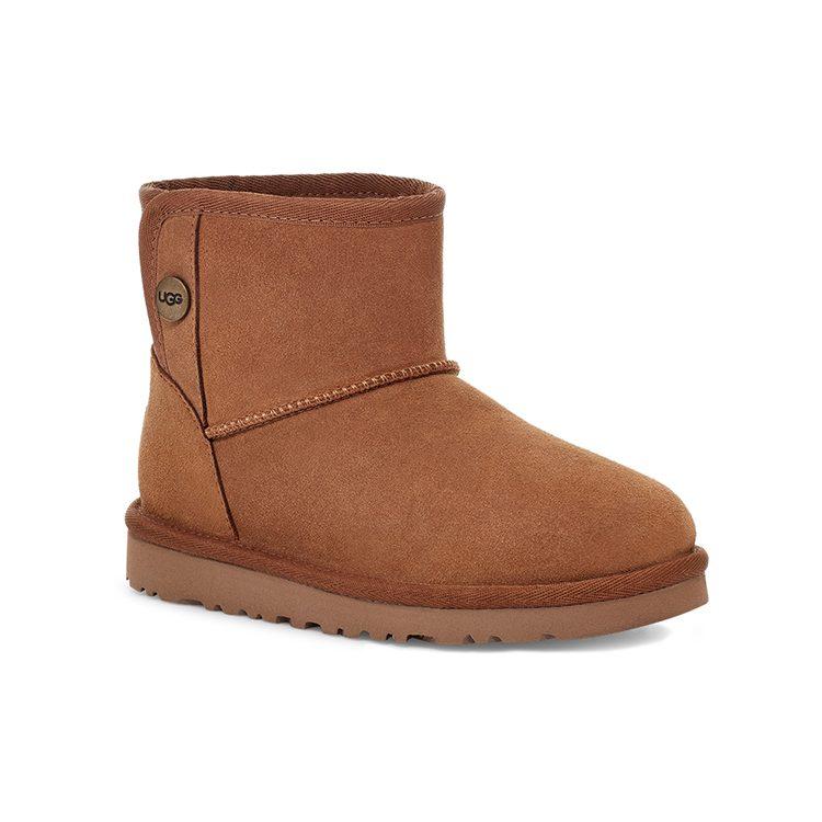 UGG ТермоСнежные ботинки Каштаново-коричневые Подростковые 1118890K-CHE
