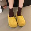 Fashion Internet Celebrity Retro Baotou Semi-slippers Women Will Wear Flat and Soft-soled Lazy Casual Single Shoes In The Summer of 2025