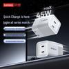 Lenovo 45W GaN Многопортовое Быстрое Зарядное Устройство Type-C