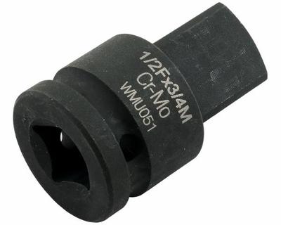 Adapter for Impact Sockets 1/2" (F) X 3/4" (). CrMo. Waryński