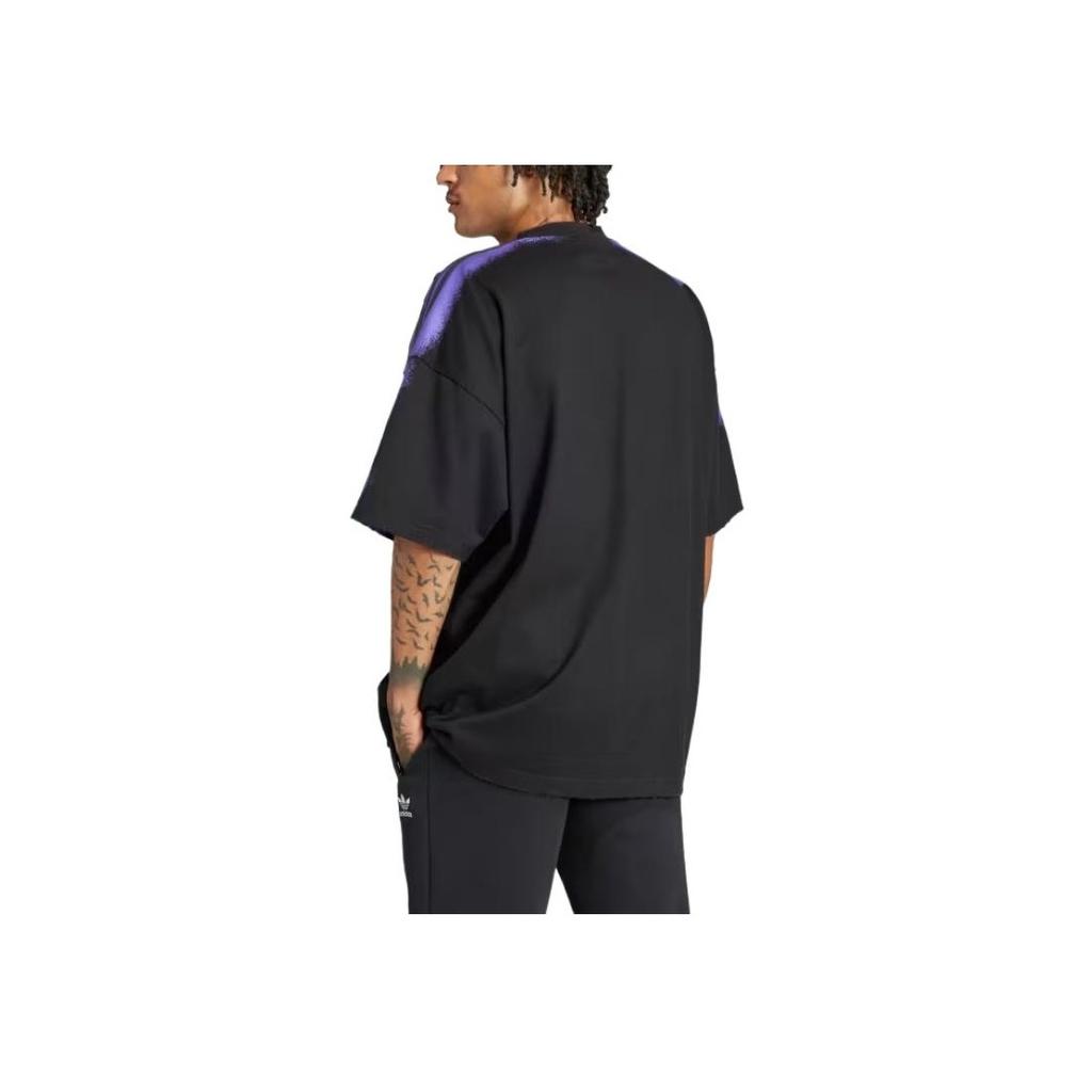 Adidas Футболка унисекс с логотипом Originals X Youth Of Paris v1, черная IU3311