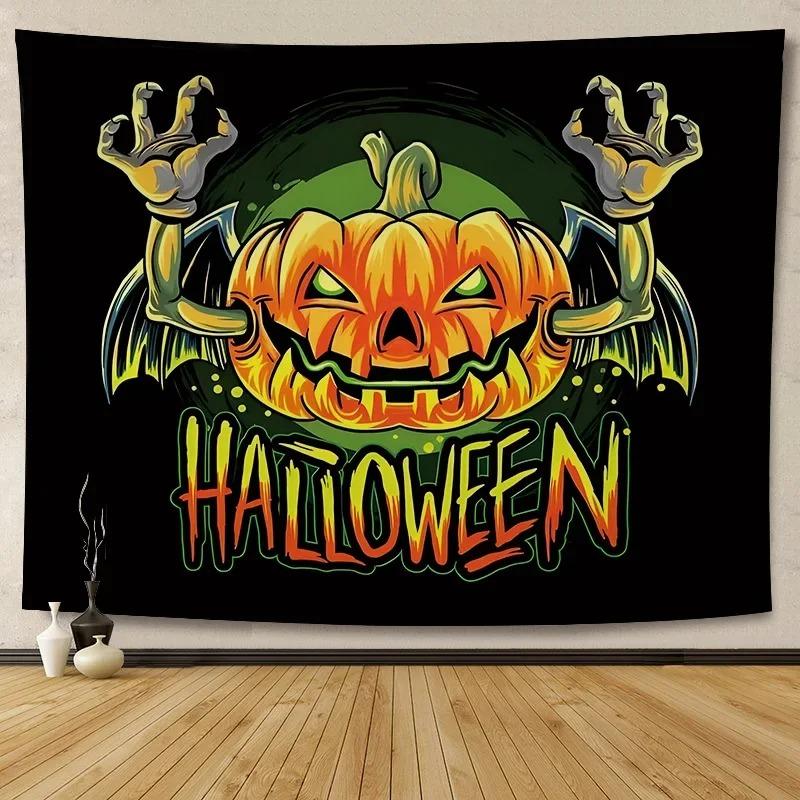 Halloween Decoration Background Cloth Hanging Cloth Wall Renovation Home Living Room Room Decoration Party Decoration