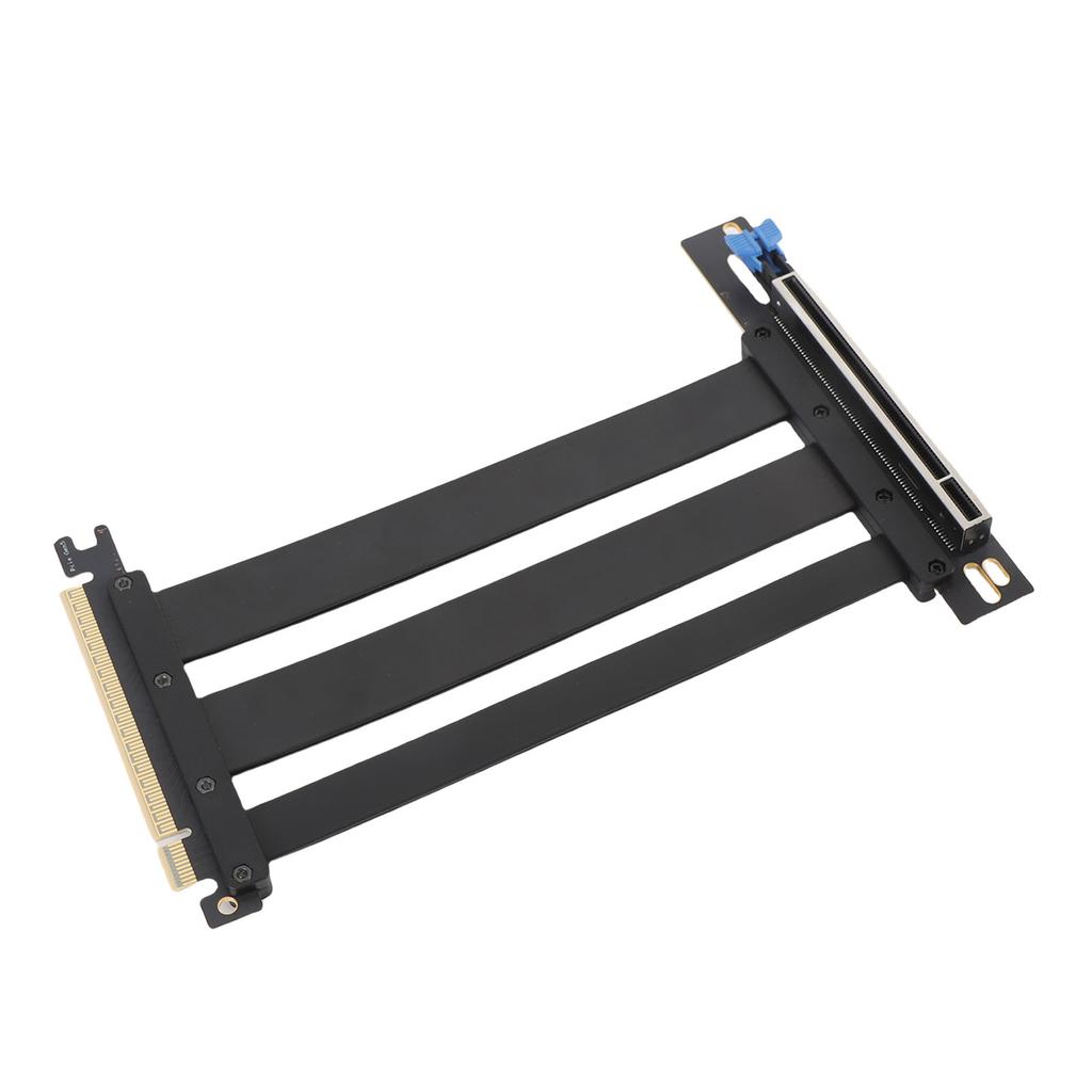 Кабель-райзер PCIe 5.0 X16 Прямоугольный 90 градусов 128 Гбит/с Экранированный Удлинительный кабель PCIE 5.0 X16 для GPU для корпуса ПК Сервер ITX