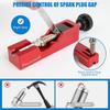 Spark Plug Gap Tool, Spark Plug Gapping Tool With 32 Blade Steel Feeler Gauge, Universal Spark Plug Gap Tool For Most 10Mm 12Mm 14Mm 16Mm Spark Plugs