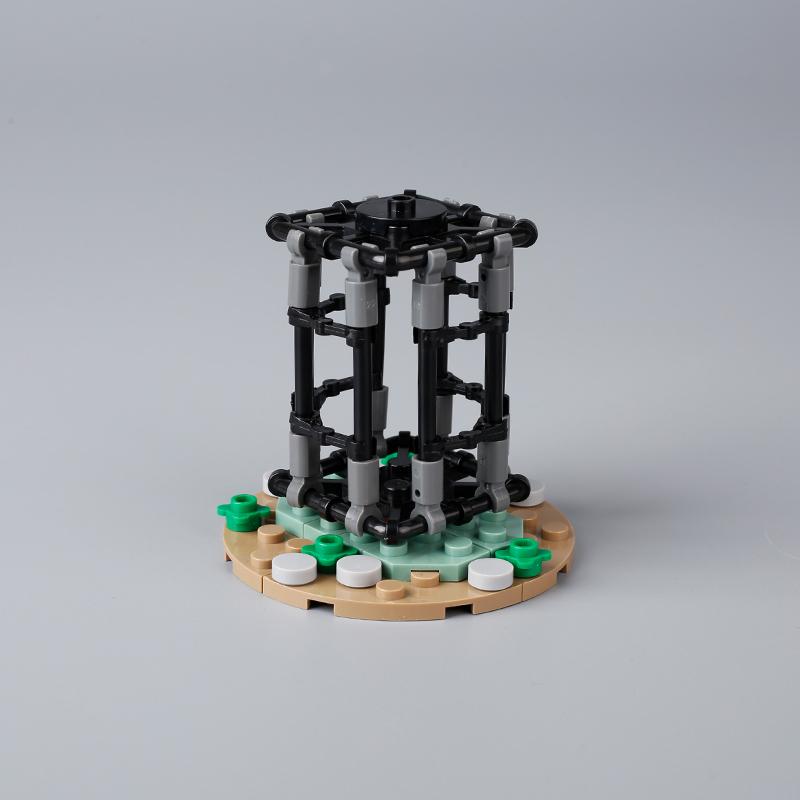 MOC Кубики Игрушки Оружие Средневековый Город Строительные Блоки Фигурки Солдат Сторожевая Башня Дозорная Башня Подвесная Клетка Щит Аксессуар Дети