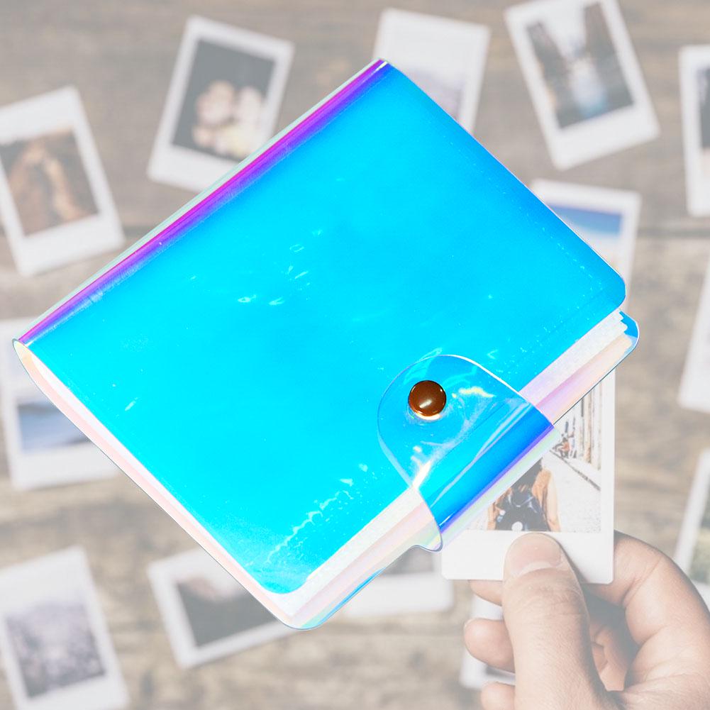 3 Inch Transparent Colorful Photo Book Album For Fujifilm Instax Mini Photos