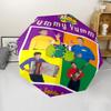 The Wiggles Print Automatic Umbrella, 8 Rib Iron Frame, Plastic Handle, Suitable for Outdoor Travel &Daily , Ideal Gift