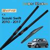 3x Передние и задние щетки стеклоочистителя для Suzuki Swift AZG Хэтчбек 2010 - 2017 2014 2011 Аксессуары Щетки для лобового стекла