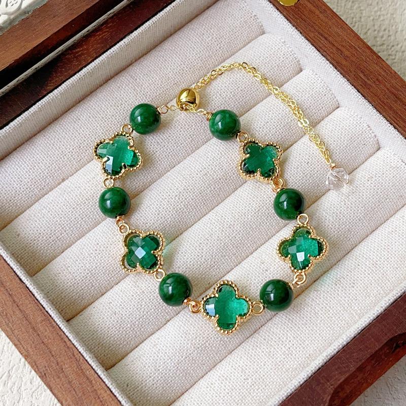 Мужской браслет JYL TS Матовый стиль с камнями Излучает мужской шарм и стабильность