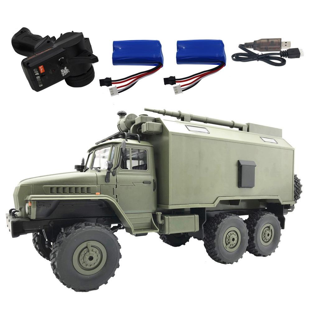 Naughty Dragon WPLB-36 Ural Command Communication Vehicle RC CAR Six-wheel Drive Remote Control Climbing Six-wheel Toy