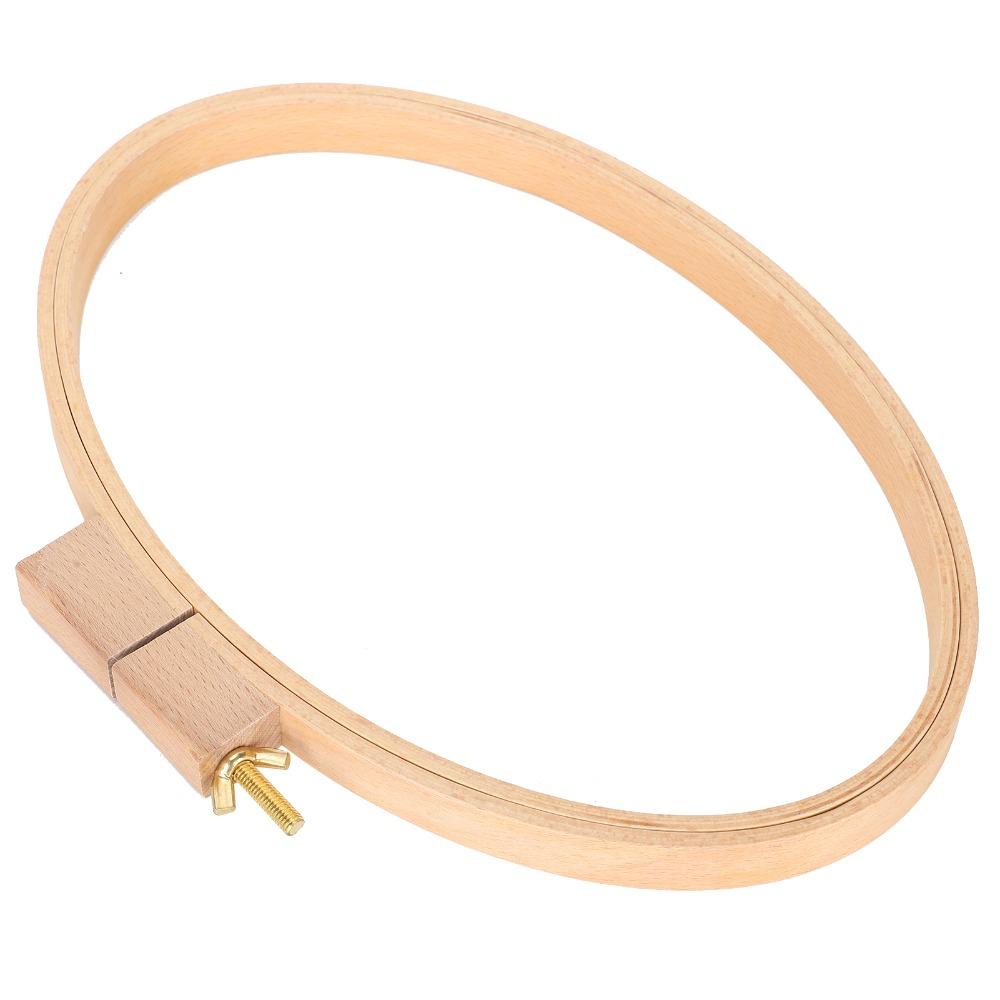 Universal Clamp Embroidery Hoop Wide Wooden Frame Wood Embroidery Hoop DIY CrossStitch