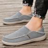 Fashion Spring Summer Comfortable Casual Shoes Lightweigh Mens Canvas Shoe for Men Slip-On Brand Fashion Flat Loafers Shoes Masculino